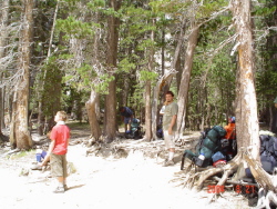 Lunch at Barney Lake