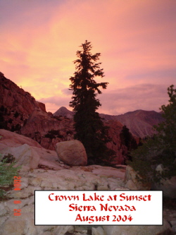 Crown Lake Sunset