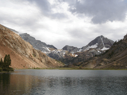Mildred Lake Red Slate Mtn. Stormy